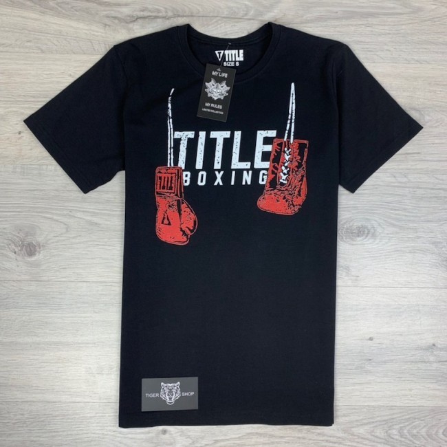 Футболка TITLE HANGING GLOVES black