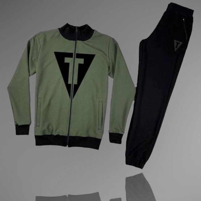 Спортивный костюм Title combo black/khaki