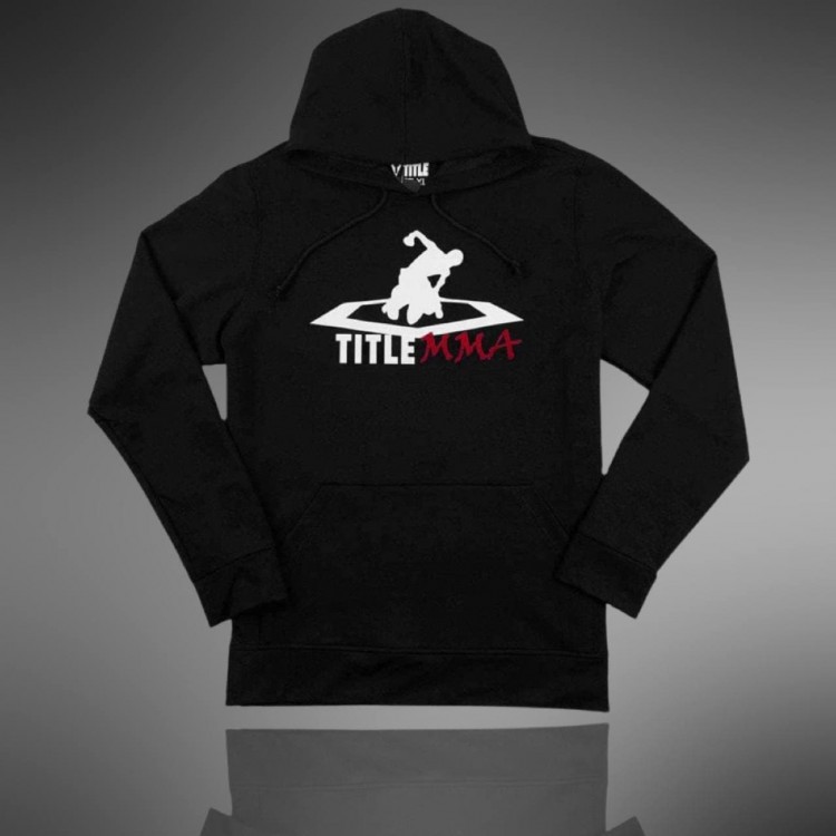 Мужская толстовка Худи Title MMA black Мужская толстовка Худи Title MMA black