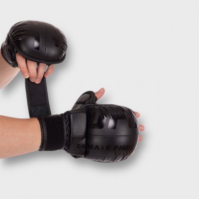 Шкіряні рукавиці для MMA UFC black
