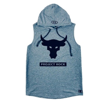 Безрукавка Under Armour Project Rock Big Logo silver/black Безрукавка Under Armour Project Rock Big Logo silver/black