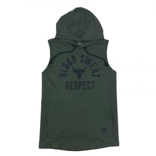 Безрукавка, майка Under armour Project Rock Khaki