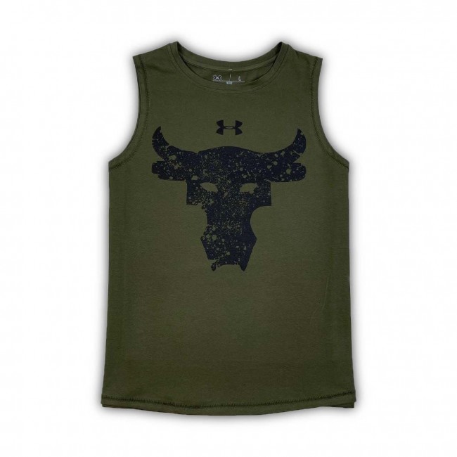 Майка Under Armour Project Rock Bull khaki