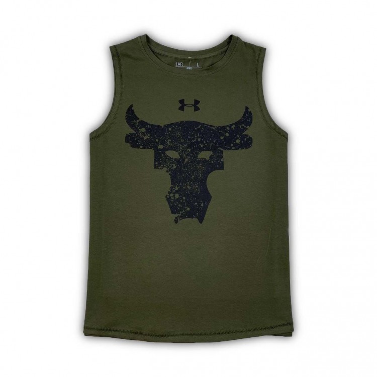 Майка UA Project Rock Bull khaki