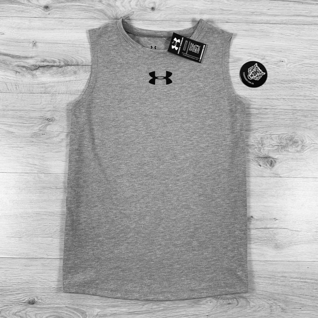 Майка Under Armour Baseline Cotton Tank Gray Майка Under Armour Baseline Cotton Tank Gray