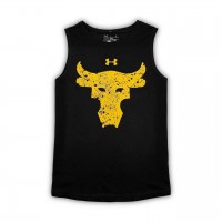 Майка Under Armour Project Rock Bull black/yellow