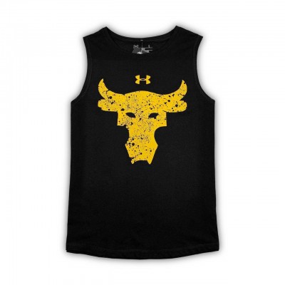 Майка Under Armour Project Rock Bull black/yellow Майка Under Armour Project Rock Bull black/yellow