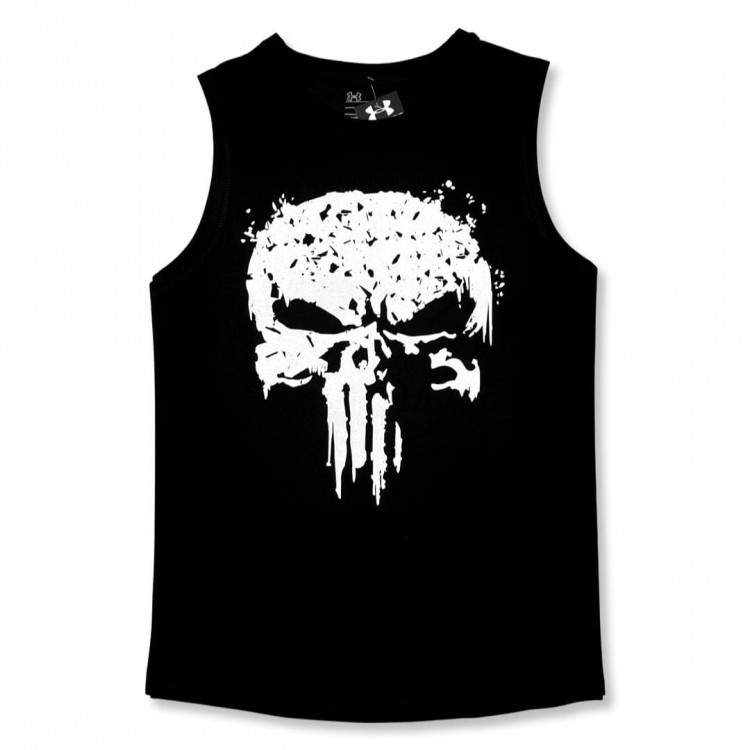 Мужская майка UA Punisher Style black/white