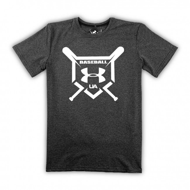 Футболка Under Armour Baseball Logo Short Sleeve gray
