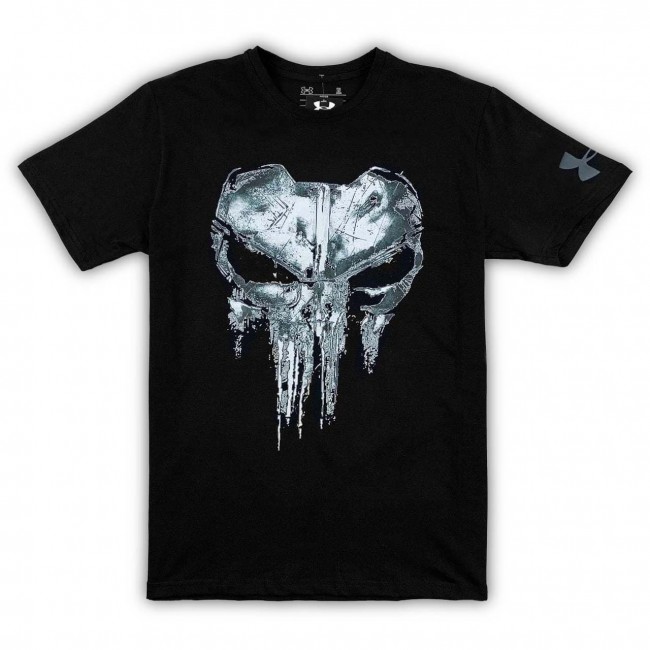 Футболка UA Punisher Steel Skull black