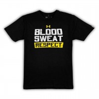Футболка Under Armour Project Rock Blood Sweat Respect Black
