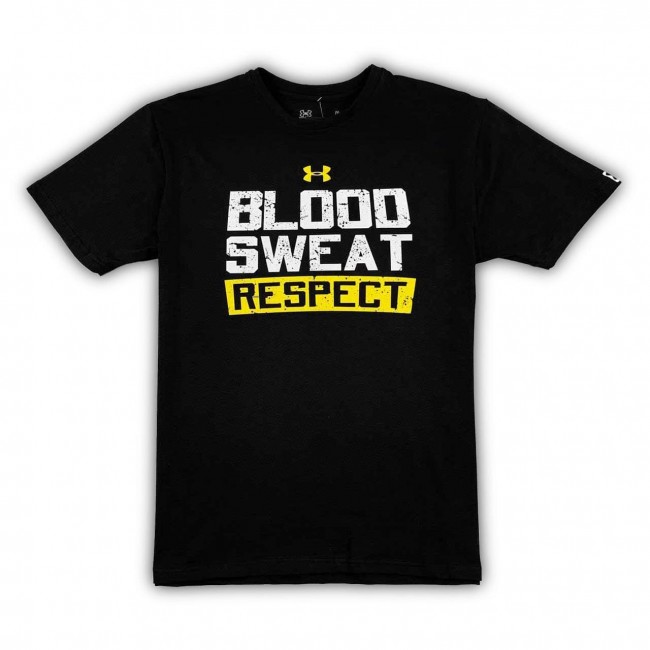 Футболка Under Armour Project Rock Blood Sweat Respect Black