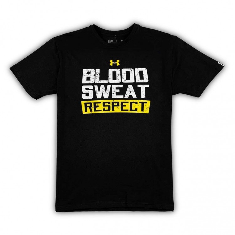 Футболка Under Armour Project Rock Blood Sweat Respect Black