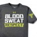 Футболка Under Armour Project Rock Blood Sweat Respect gray Футболка Under Armour Project Rock Blood Sweat Respect gray