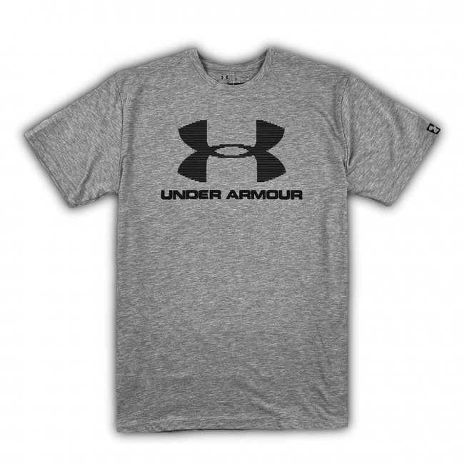 Мужская Футболка Under Armour Big Logo Grey