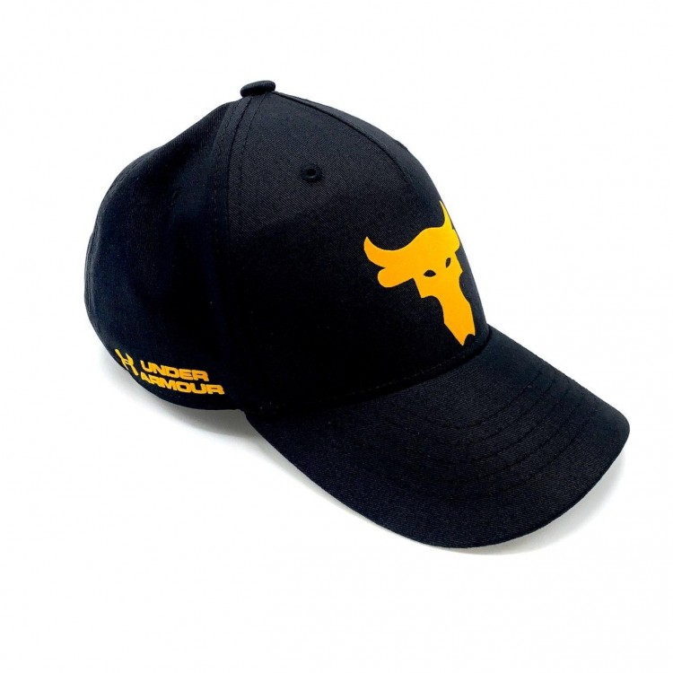 Бейсболка Under Armour Project Rock black/yellow Бейсболка Under Armour Project Rock black/yellow
