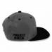Snapback UA Project Rock Little Logo gray/black