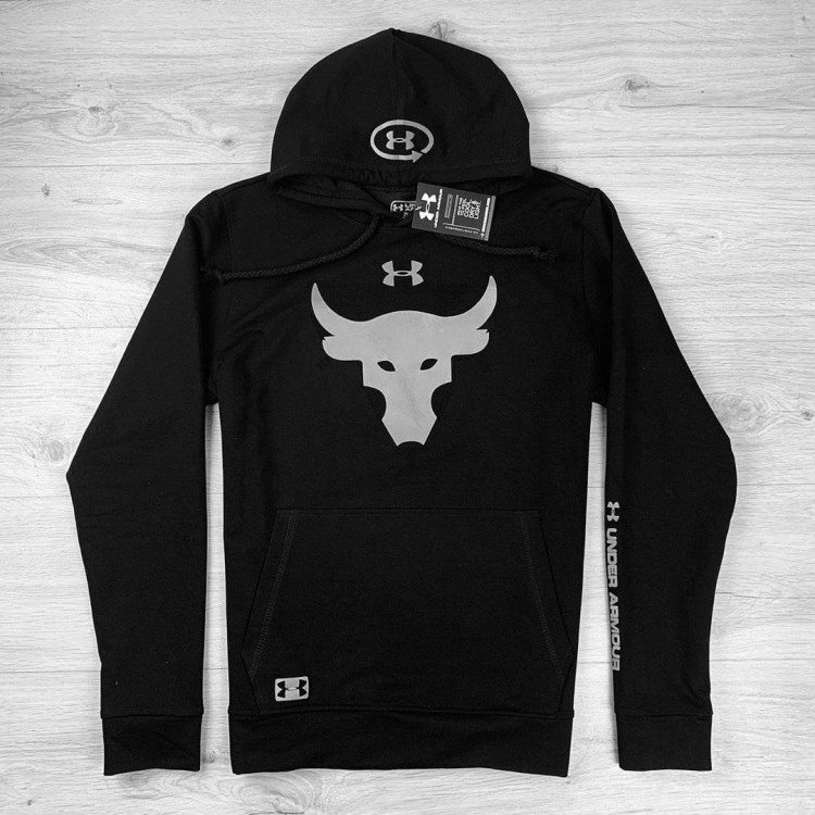 Худи Under Armour Project Rock black/gray