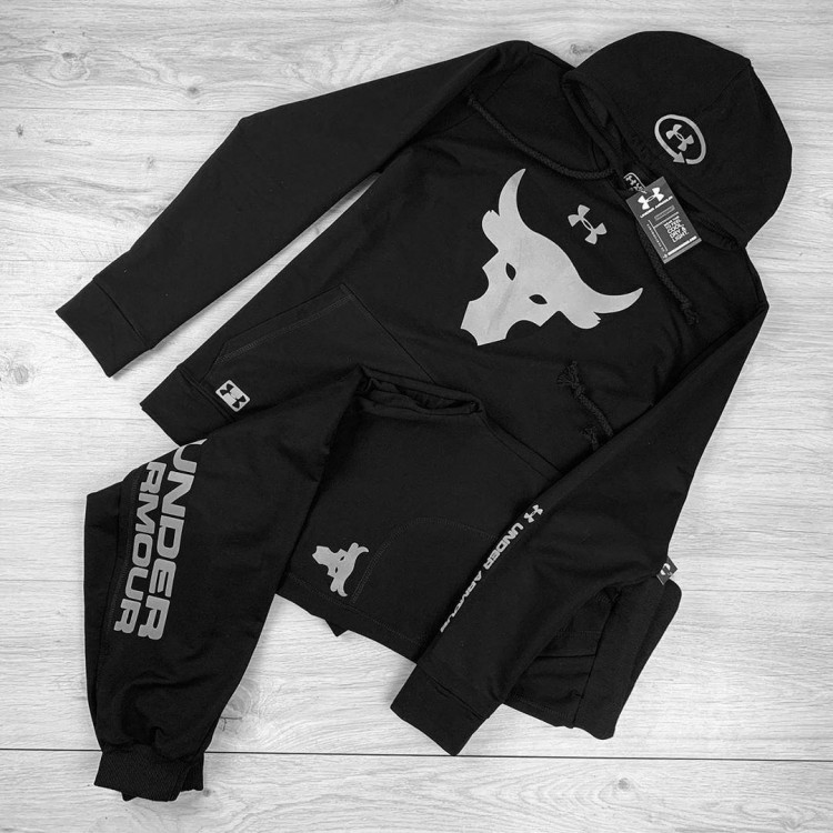 Спортивный костюм Under Armour Project Rock black/gray