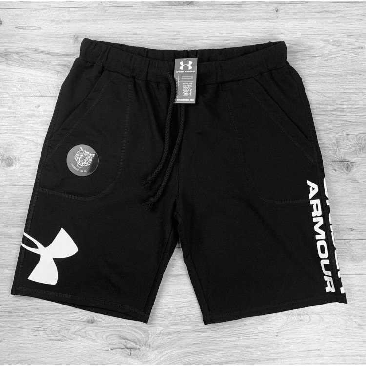 Шорты Under Armour RIVAL LOGO SWEATSHORT black/white