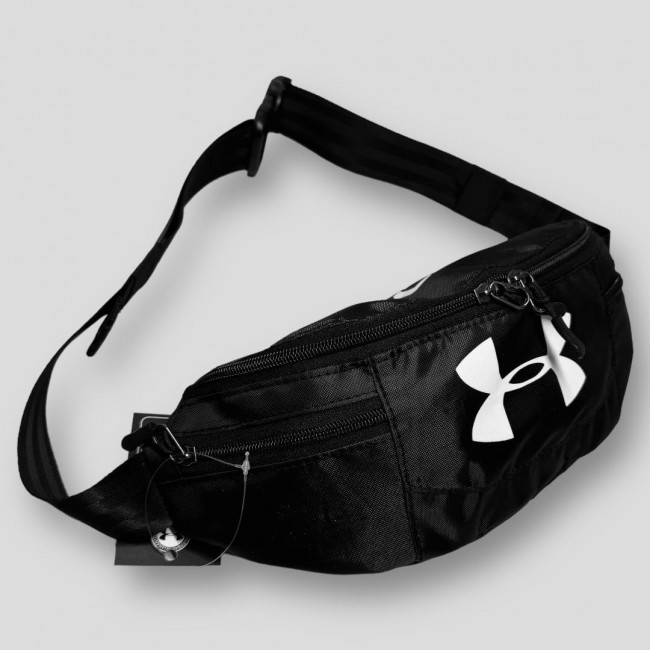 Бананка, поясна сумка UNDER ARMOUR Giant logo black/white