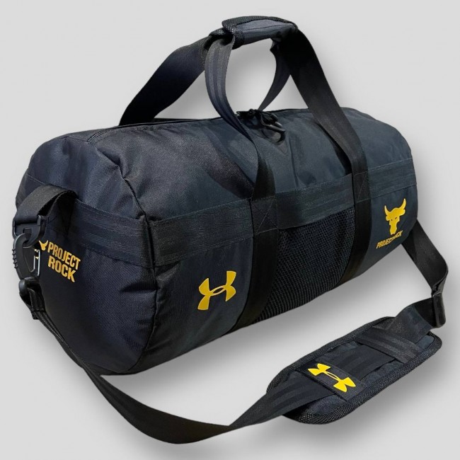 Спортивна сумка Under Armour Project Rock Tubus M black/yellow