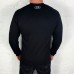 Лонгслив Under Armour Stripe Logo black/white