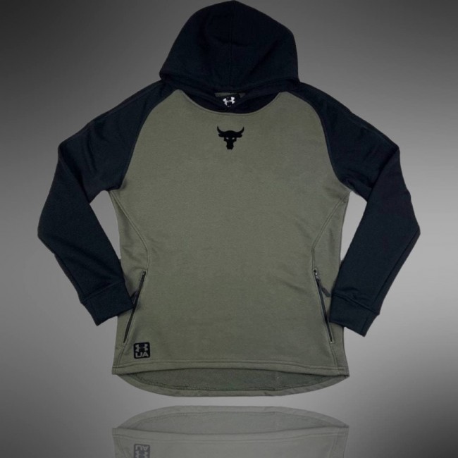 Мужское худи UA Project Rock CC khaki