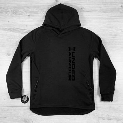 Худи Under Armour black all Худи Under Armour black all