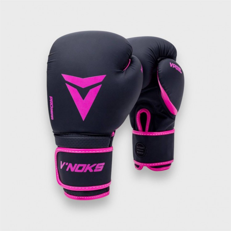 Боксерські рукавиці V`Noks Ultima Black Fuxia Боксерські рукавиці V`Noks Ultima Black Fuxia