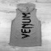 Безрукавка Venum Giant hooded silver