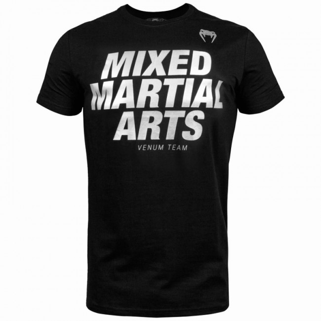 Футболка Venum MMA VT T-shirt Black/Silver Футболка Venum MMA VT T-shirt Black/Silver