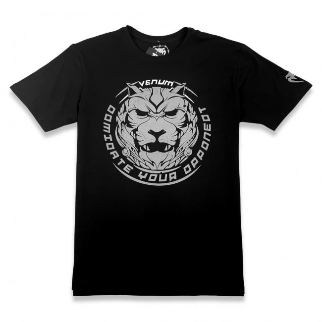 Мужская футболка Venum Lion black/gray