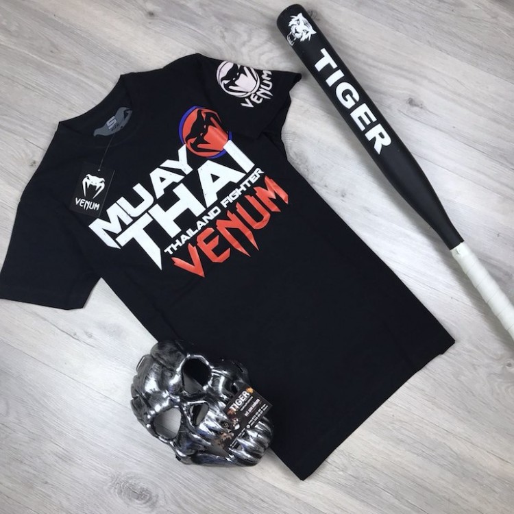 футболка VENUM MUAY THAI Fighter black