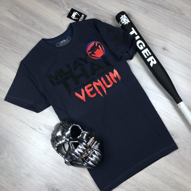 футболка VENUM MUAY THAI Fighter gray