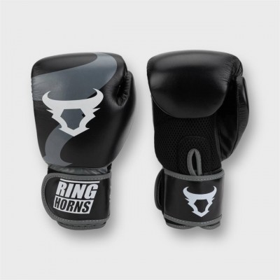 Боксерські рукавички RingHorns By Venum Boxing Gloves - Black/Grey Боксерські рукавички RingHorns By Venum Boxing Gloves - Black/Grey