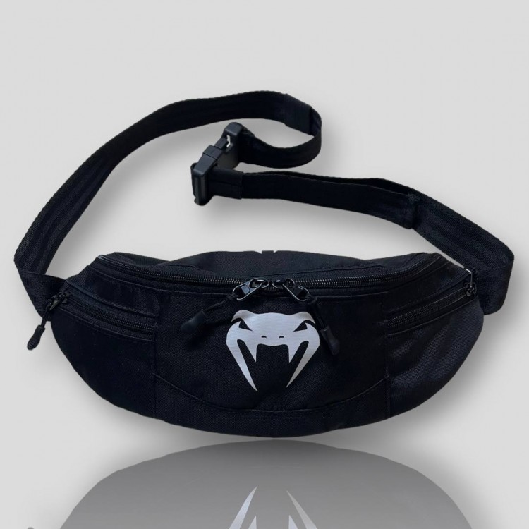 Бананка, поясна сумка VENUM logo black/white Бананка, поясна сумка VENUM logo black/white