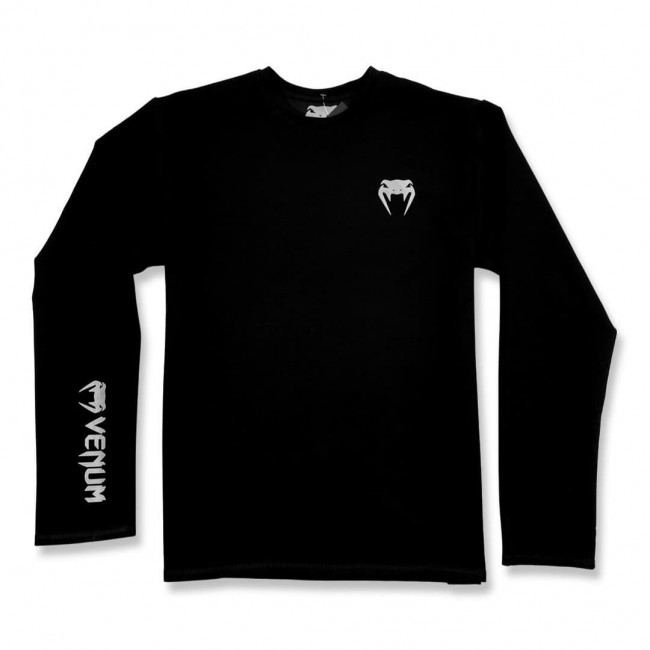 Кофта Venum Long Sleeve Classic Logo black/gray Кофта Venum Long Sleeve Classic Logo black/gray