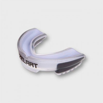 Капа боксерська однощелепна Zelart Gel 3d white